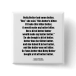 Betty Botter Bitter Butter Better (Tongue Twister) Pin