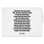 Betty Botter Bitter Butter Better (Tongue Twister) cards