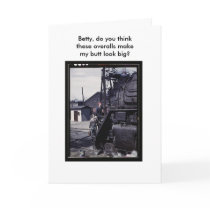 Betty, do you think these overalls . . . cards
