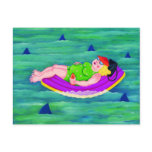 Betty Drifts Away Post Cards