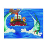 Betty Goes Sea Fishing Postcards