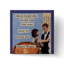 Betty's Baked Beans buttons by minaleestudio Betty's Baked Beans buttons