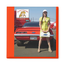 Betty's Garage girl magnet