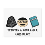 Between a Rock and a Hard Place Postcard