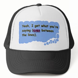 Between the lines hat