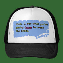 Between the lines hats