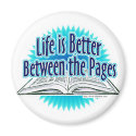 Between the Pages Blue Style magnets