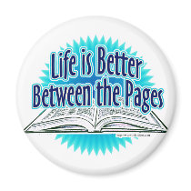 Between the Pages Blue Style magnets