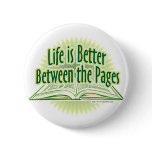 Between the Pages Green Style Pin