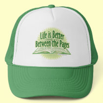 Between the Pages Green Style hats