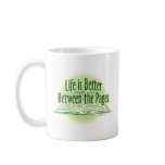 Between the Pages Green Style Coffee Mug