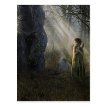 child, girl, fear, eyes, dark, alone, animals, tree, trees, forest, scenery, dreamland, digital, houk, art, artwork, illustration, digital art, surreal, surreal art, fantasy, fairytales, gifts, gift, magical, eerie, adorable, mystic, mood, mysterious, mystery, excellent, fabulous, cool, unique, awesome, amazing, wonderful, impressive, atmospheric, Postcard with custom graphic design
