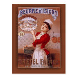 Beurre d'Isigny by Bretel Freres Vintage Ad Post Card