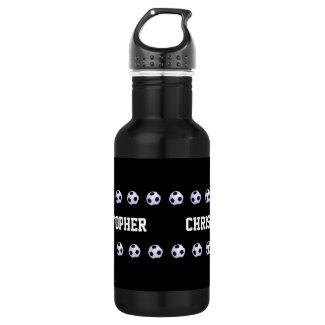 Beverage Container, Personalized, Soccer