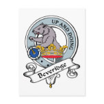 Beveridge Clan Badge Post Card