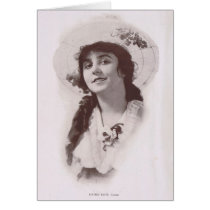 Beverly Baine 1915 vintage portrait Greeting Cards
