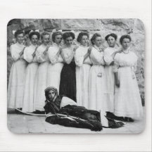 Bevy of Girls for a Bedoin Boy: early 1900s Mouse Pads