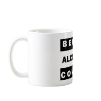 BEWARE ALCOHOLIC CONTENT mugs