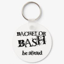 Beware Bachelor Bash keychains