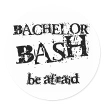Beware Bachelor Bash Sticker