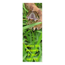 Beware Bookmark Business Card