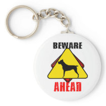 Beware C.Corso Ahead Keychain