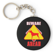 Beware C.Corso Ahead Keychain