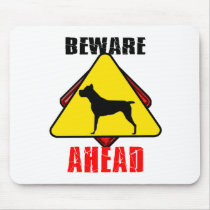 Beware C.Corso Ahead Mousepad by DAZELEWGRAPHIX Beware C.Corso Ahead Mousepad