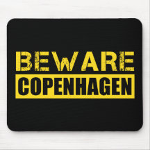 Beware Copenhagen Mousepads