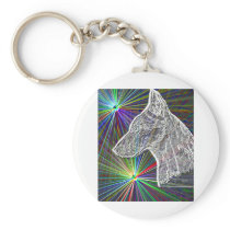 Beware - Dog Keychains