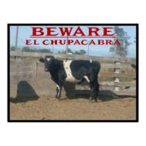 Beware El Chupacabra posters