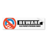 BEWARE - FALSE PROPHETS bumper stickers