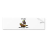 Beware! Ghosts Lurking Inside (Android) Bumper Sticker