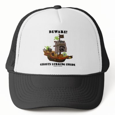 Beware! Ghosts Lurking Inside (Android) Mesh Hats by wordsunwords