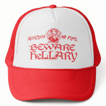 Beware Hillary SOS Gear hats by HillaryScaresMe Beware Hillary SOS Gear hats