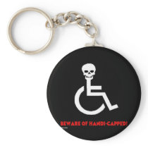 Beware Key Chain