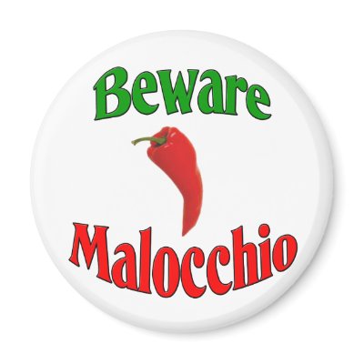 Beware Malocchio (Evil Eye) Fridge Magnets by claybuster