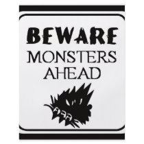 Beware Monsters flyers