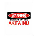 Beware Of Akita Inu posters