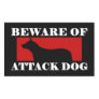 Beware of Attack Dog - Australian Cattle Dog Stickers