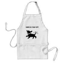 Beware of Attack Puppy Apron