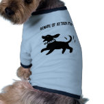 Beware of Attack Puppy Dog Tee Shirt