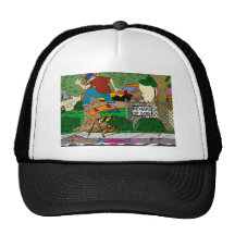 Beware of Backside Flip Mesh Hats