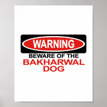 Beware Of Bakharwal Dog Posters