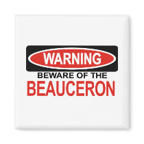 Beware Of Beauceron Fridge Magnet