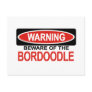 Beware Of Bordoodle Post Cards