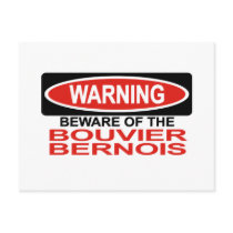 Beware Of Bouvier Bernois Postcards