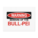 Beware Of Bull-Pei postcards by Bewareofdogs Beware Of Bull-Pei postcards