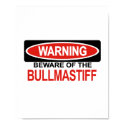 Beware Of Bullmastiff posters