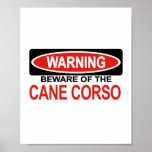 Beware Of Cane Corso posters